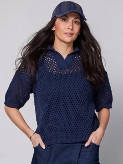 YADIRA strikbluse