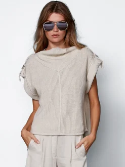ZINDY strikbluse